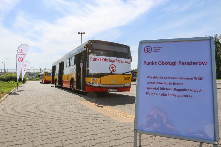 Mobilne Punkty Obsługi Pasażerów – pętle autobusowe Os. Górczewska i Metro Marymont