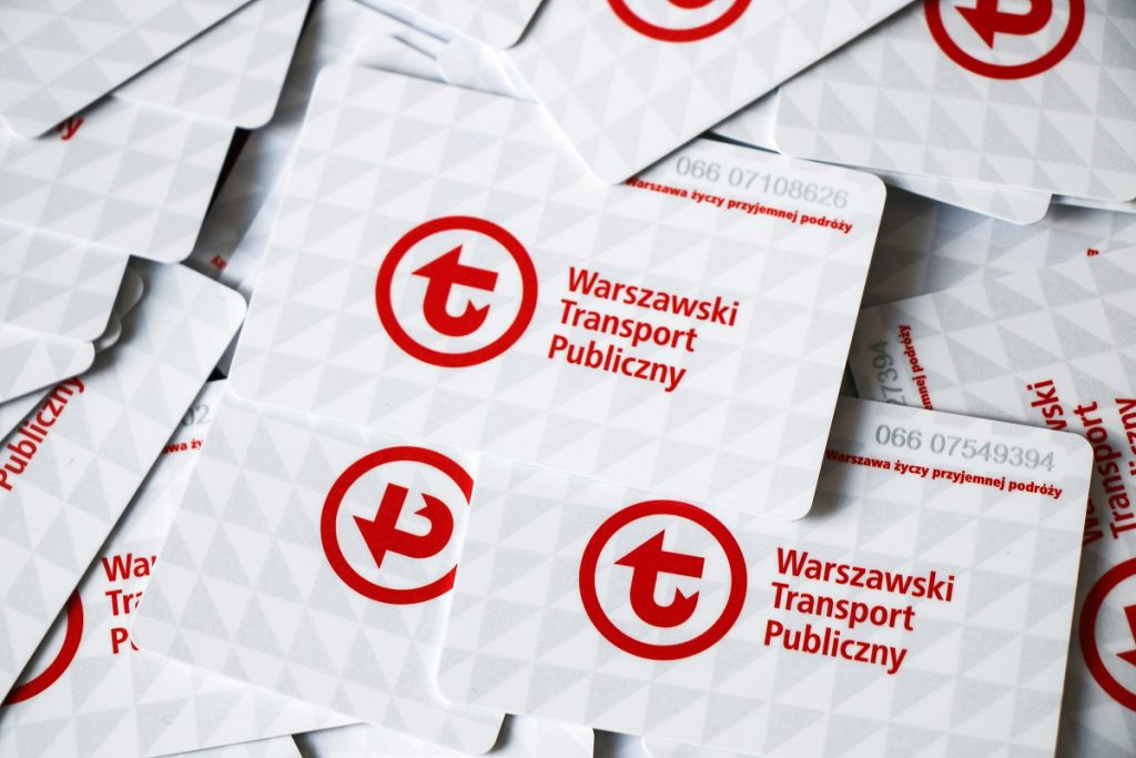 zdjęcie karty Warszawskiego Transportu Publicznego