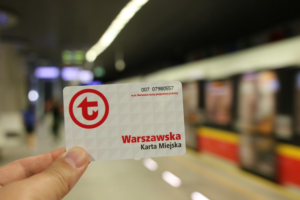 zdjęcie Warszawskiej Karty Miejskiej (WKM)