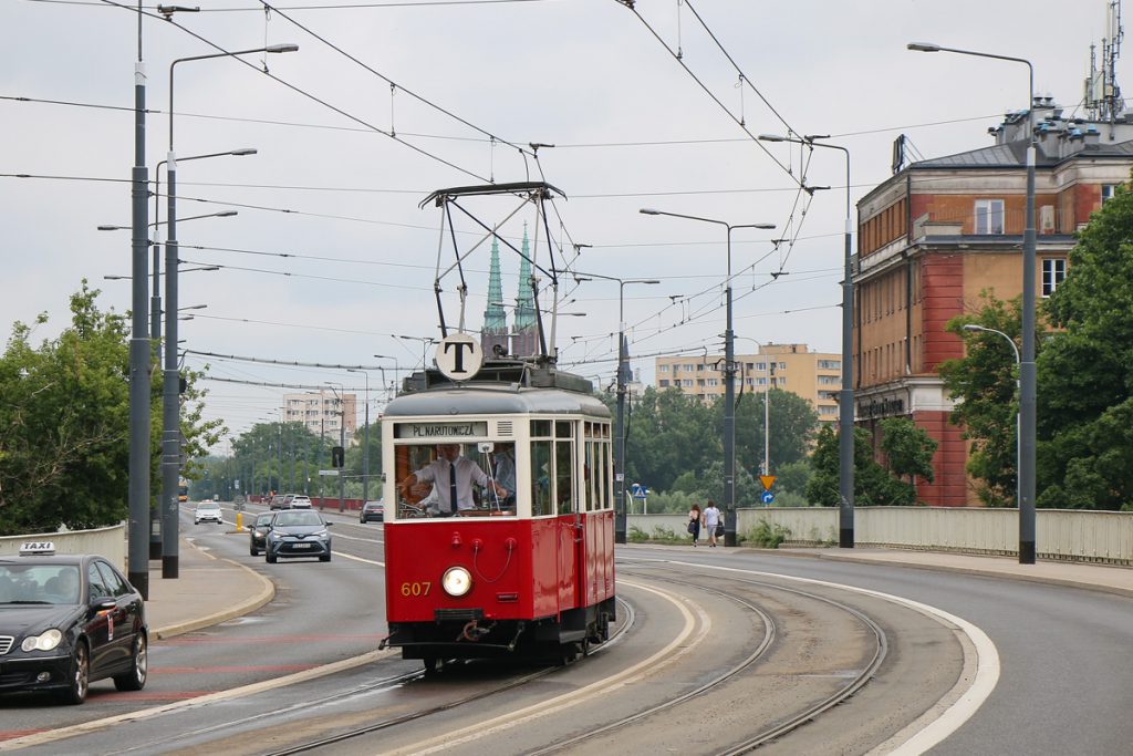Tram type N on the route T
