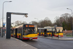 autobusy linii 106 i 136 na pętli Ostroroga