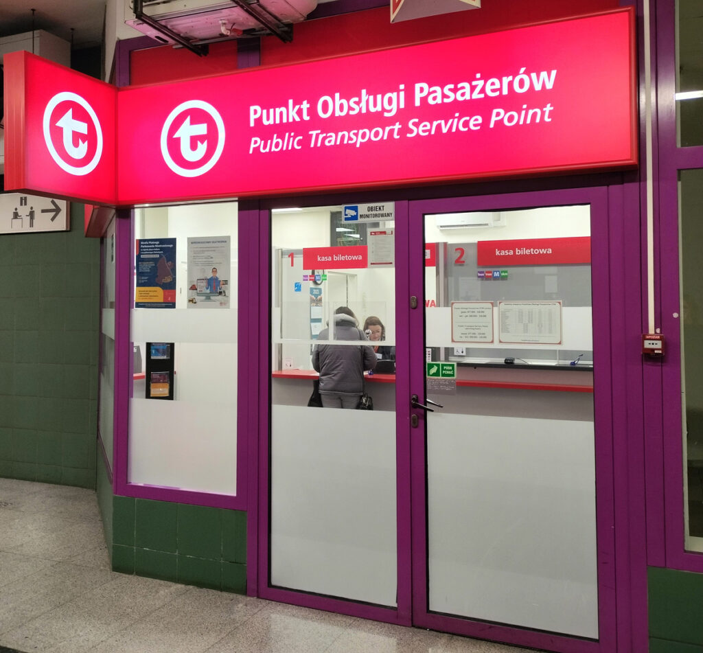 Punkt Obsługi Pasażerów Metro Świętokrzyska