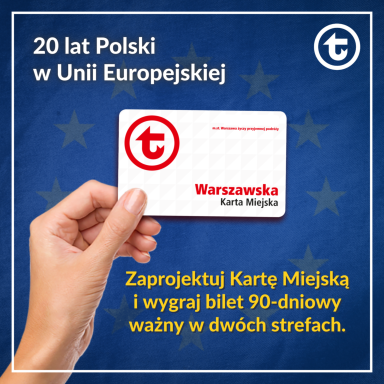 Zaprojektuj Warszawską Kartę Miejską i wygraj bilet 90-dniowy